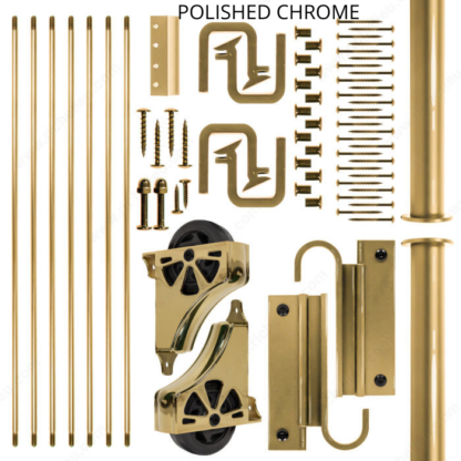 E-GLIDE Hook Ladder Hardware Kit with Track