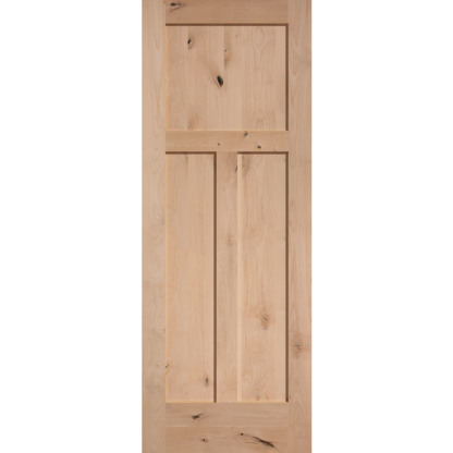 3-Panel Shaker Knotty Alder Solid Core KA325