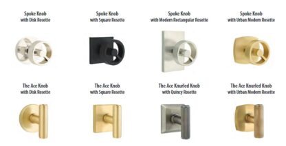 EMTEK Studio Brass Select Knobsets - Image 6