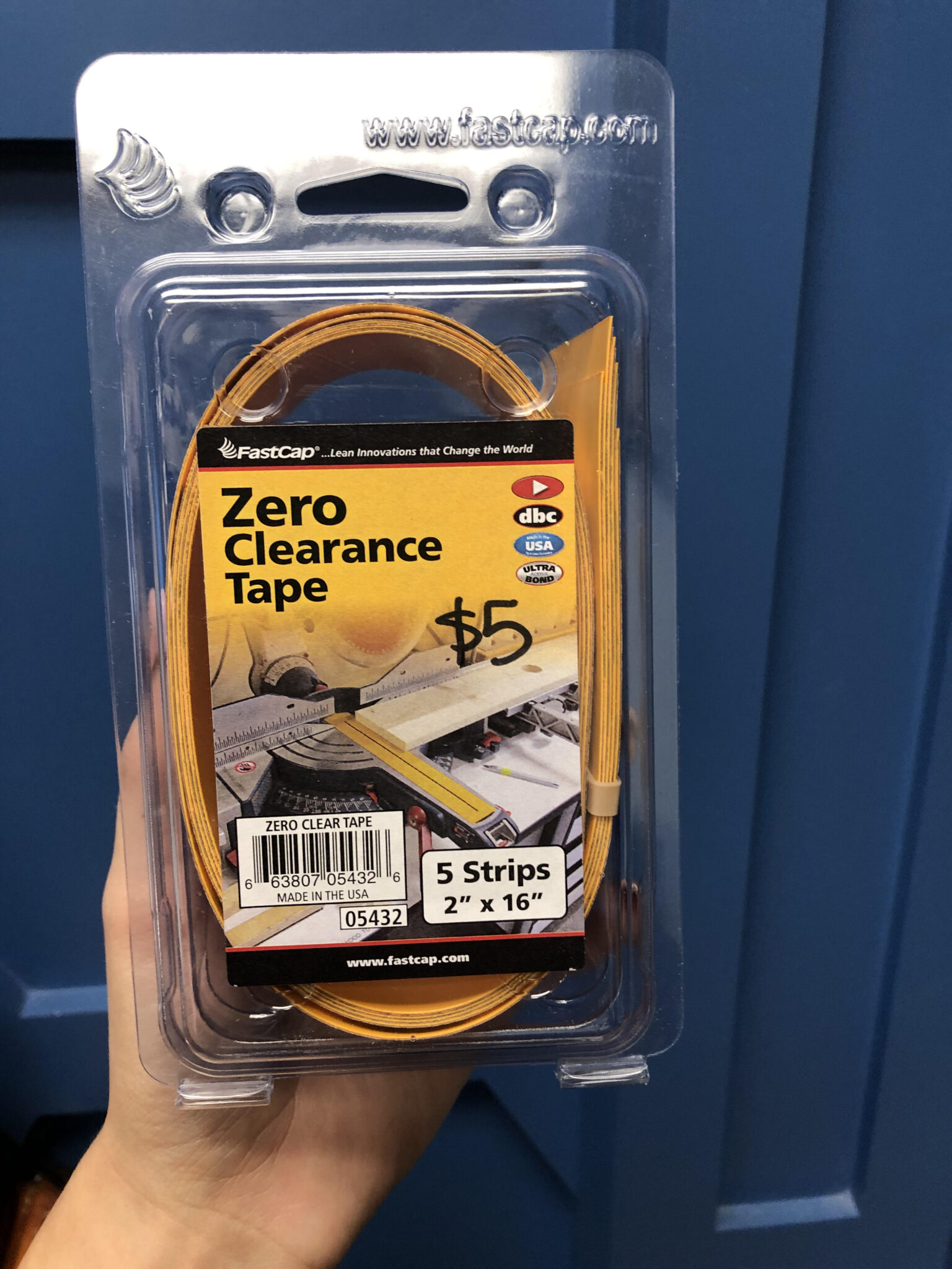 Zero Clearance Tape SoCalTrim Discount Molding & Millwork